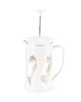 Soft Ecru French Press Coffee Maker - 500ml Capacity