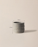 Cement Planter - Modern Soft Grey Aesthetic
