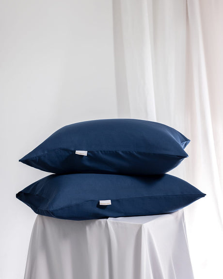 100% Cotton Sateen Pillowcases - Set of 2 Luxury Bedding