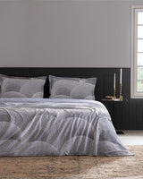 Rochelle Full Size 100% Cotton Printed Sateen Duvet Cover Set