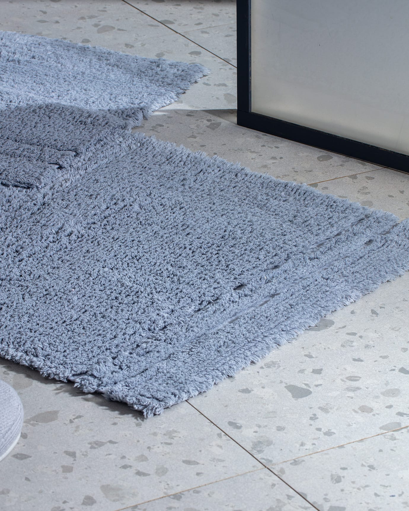 Farges 2-Piece Cotton Bath Mat Set - Soft & Absorbent Bathroom Rugs