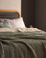Carolines Double Cotton Bedspread Quilt Coverlet - Soft & Lightweight