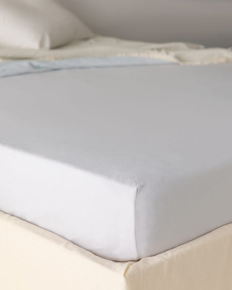 Single Bamboo-Cotton Blend Fitted Sheet - Soft Jersey Comfort