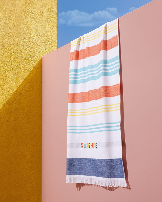 Lumine Cotton Beach Towel - Soft, Absorbent, Quick Dry for Pool & Travel