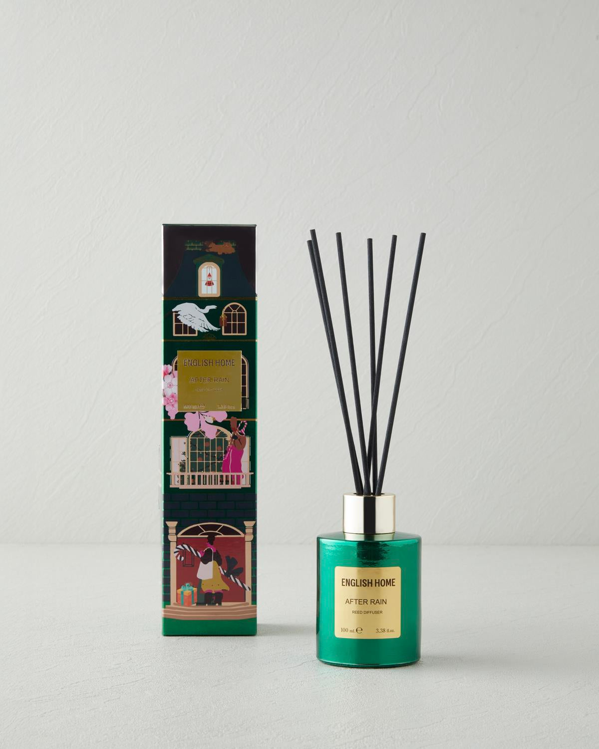 Professional-Grade After-Rain Scented Reed Diffuser
