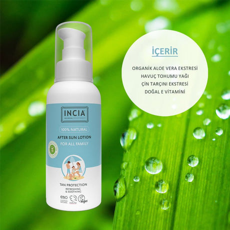 After - Sun Cooling & Hydrating Lotion - Organic Aloe & Carrot Oil - TryAladdin