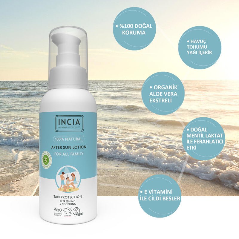 After - Sun Cooling & Hydrating Lotion - Organic Aloe & Carrot Oil - TryAladdin