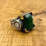 Agate Women's Silver Ring