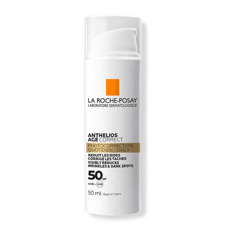 Age Correcting Face Sunscreen SPF 50+ with Hyaluronic Acid & Niacinamide - TryAladdin