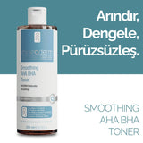 AHA BHA Exfoliating Smoothing Toner - Pore Minimizing & Oil Balancing with Niacinamide - TryAladdin