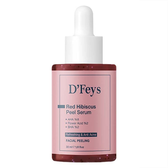 AHA BHA Hibiscus Peel Serum - Smoother, Brighter, Balanced Skin - TryAladdin