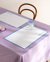Alcea Dining Table Placemat - Elegant Dinner Mat Linen - TryAladdin
