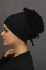 ALDAIR Frilly Cotton Hijab Undercap - Breathable & Comfortable - TryAladdin