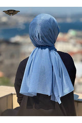 ALDAIYR Glitter Chiffon Evening Shawl Blue - TryAladdin