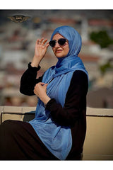 ALDAIYR Glitter Chiffon Evening Shawl Blue - TryAladdin