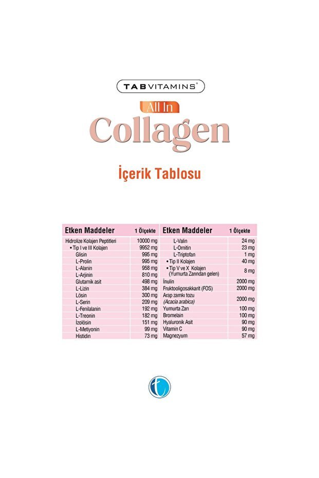 All in Collagen Powder - Multi - Type (I, II, III, V, X) - 30 Servings - TryAladdin