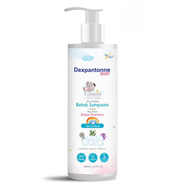 Aloe Vera & Chamomile Newborn Baby Shampoo - Gentle Cleansing & Tear - Free - TryAladdin