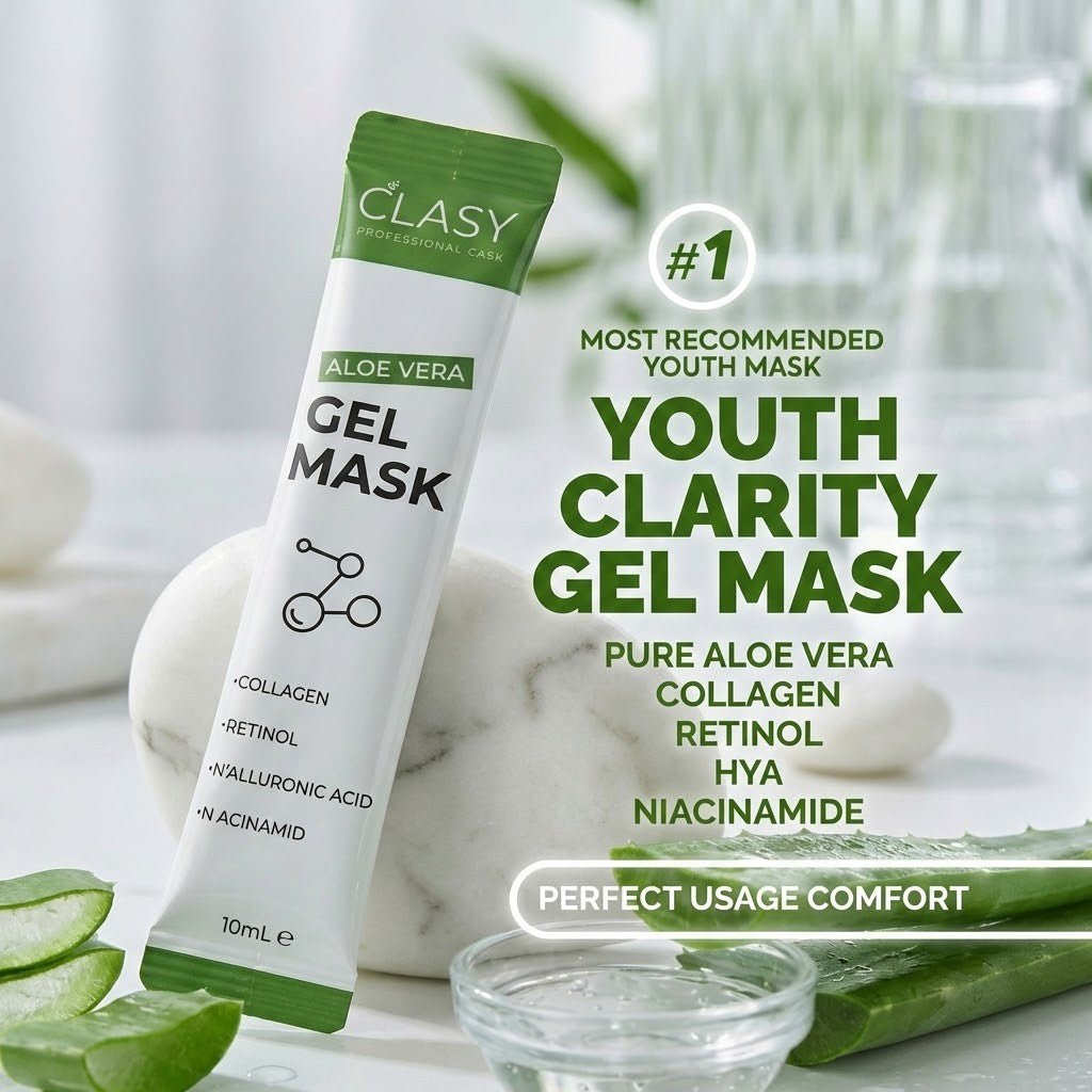 Aloe Vera Gel Mask - Rejuvenating & Clarifying 10ml - TryAladdin