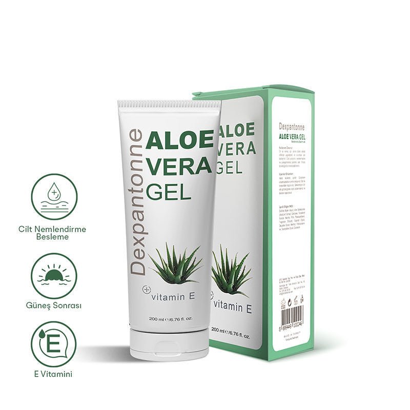 Aloe Vera Hydrating & Soothing Gel with Vitamin E - TryAladdin