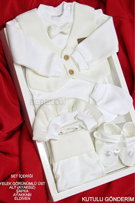 Alvin Premium Newborn Baby Hospital Outfit Set - 5 Pcs - TryAladdin