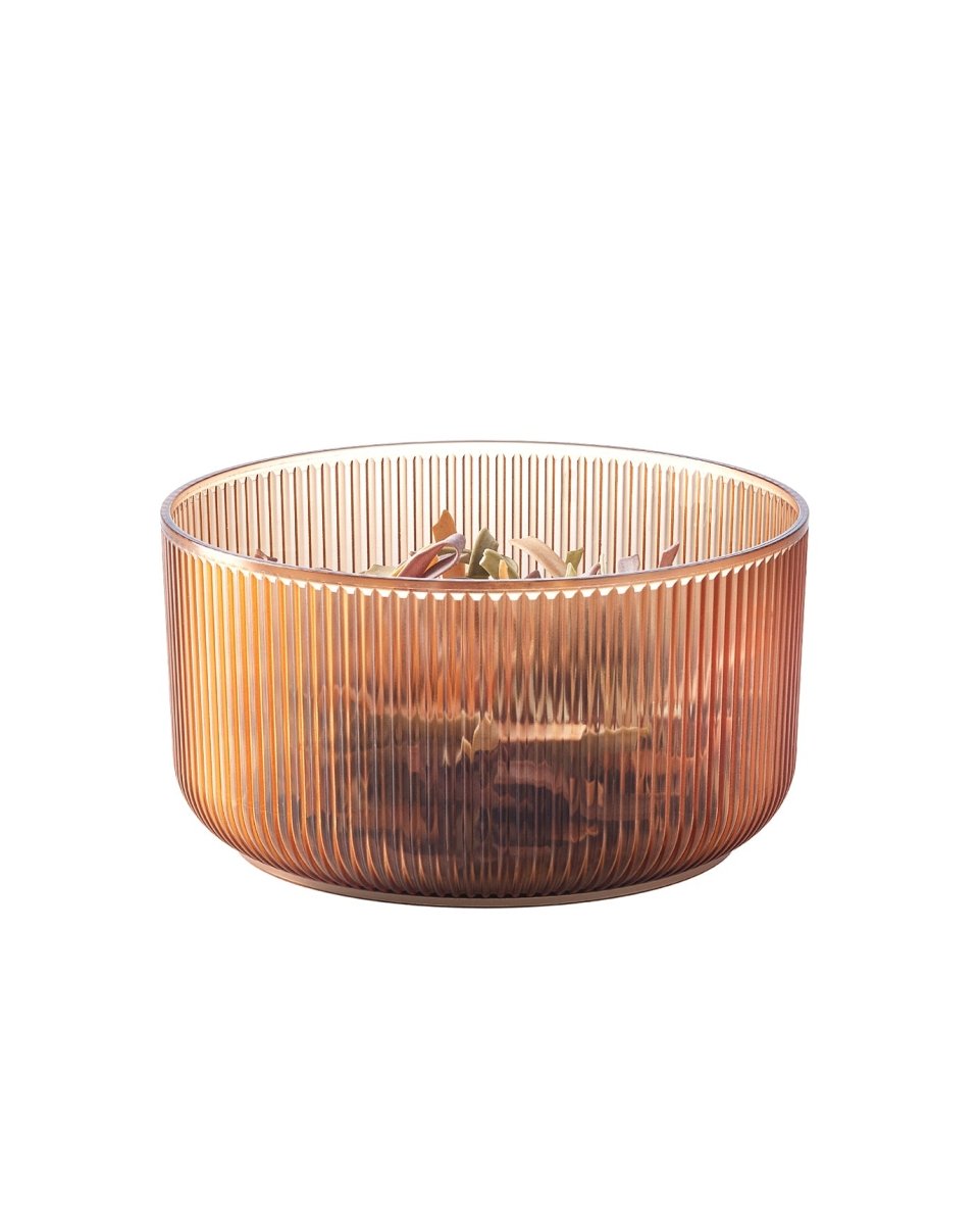 Amber Plastic Mixing & Serving Bowl - 2.5 Liter Kitchenware - TryAladdin