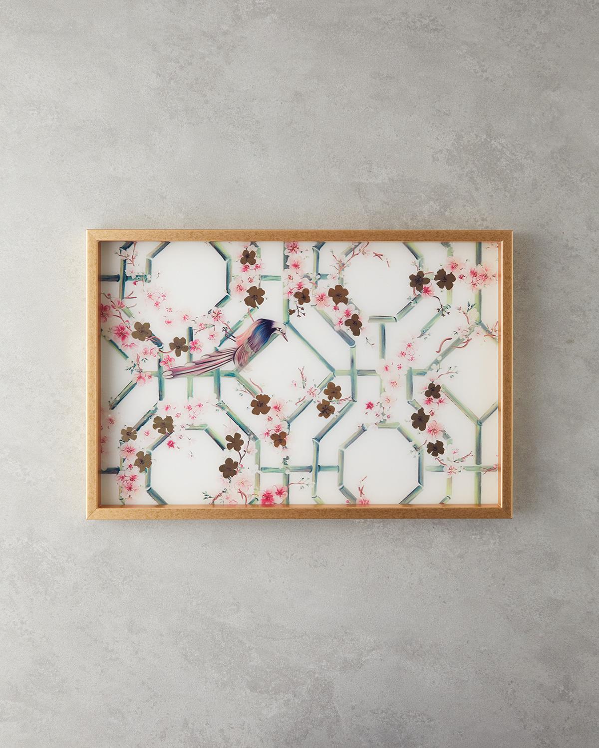 Elegant Cream Rectangular Display Tray 30x42cm