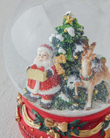 Premium Red Decorative Snow Globe 14cm