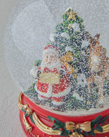 Premium Red Decorative Snow Globe 14cm