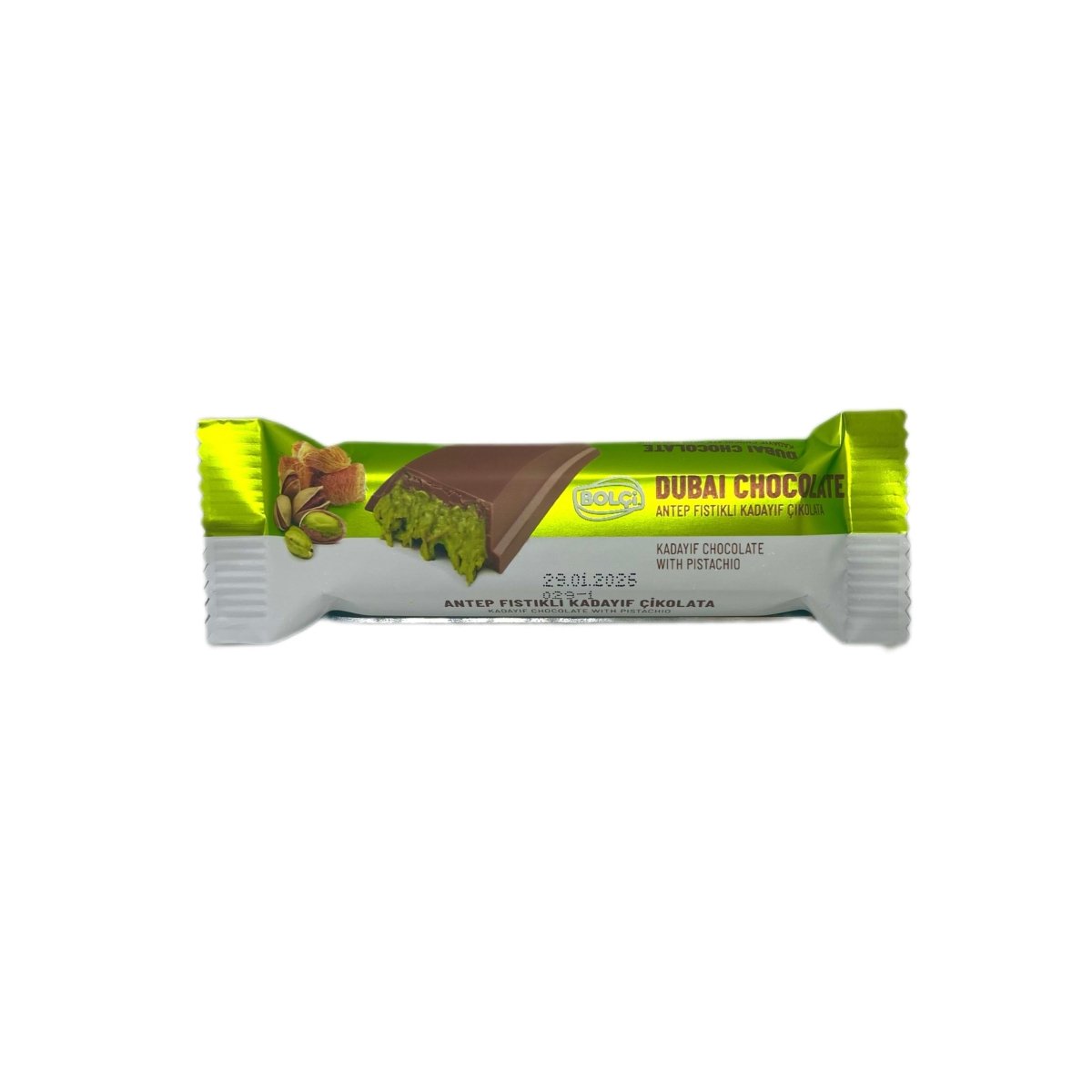 Antep Pistachio & Kadayif Dubai Chocolate Bar - 30g - TryAladdin