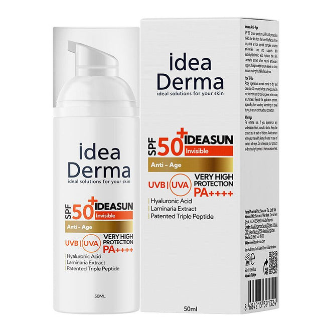 Anti - Aging Sun Cream SPF50+ UVA/UVB Protection with Triple Peptides - TryAladdin