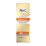 Anti - Aging Sunscreen Fluid - SPF 50+ with Hyaluronic Acid for Sensitive Skin - TryAladdin