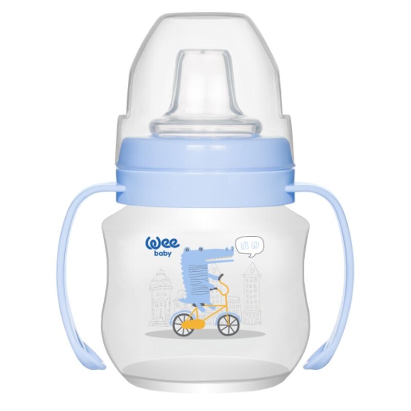 Anti - Colic Non - Spill Trainer Cup - Ergonomic Handles, 6+ Months - TryAladdin
