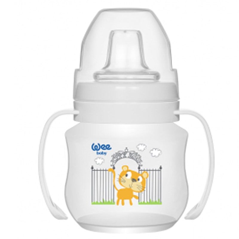 Anti - Colic Non - Spill Trainer Cup - Ergonomic Handles, 6+ Months - TryAladdin