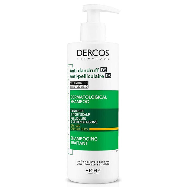 Anti - Dandruff Shampoo - Double Action with Selenium DS & Salicylic Acid for Dry Hair - TryAladdin