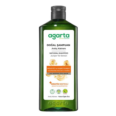 Anti - Hair Loss & Dandruff Shampoo - Strengthening Keratin & Juniper Tar Formula - TryAladdin