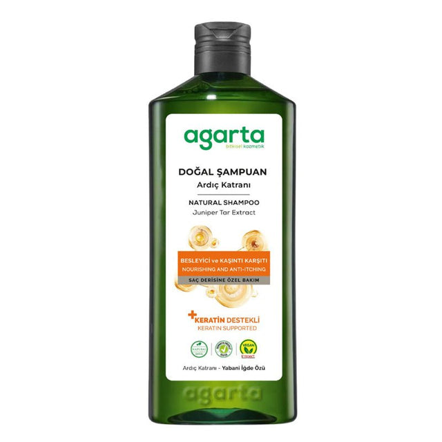 Anti - Hair Loss & Dandruff Shampoo - Strengthening Keratin & Juniper Tar Formula - TryAladdin