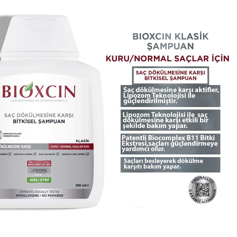 Anti - Hair Loss Shampoo - Biocomplex B11 for Dry & Normal Hair - TryAladdin