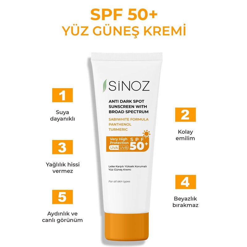 Anti - Spot Sun Protection Cream SPF 50+ with Niacinamide & Vitamin E - TryAladdin