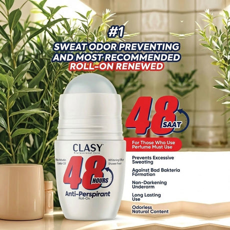 Antiperspirant Roll - on for Excessive Sweat & Whitening Effect - 48H 50ml - TryAladdin