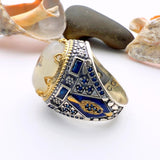 Aqeeq Yemeni Silver Ring