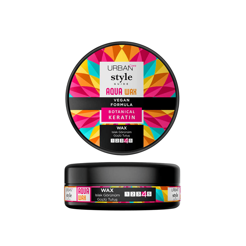 Aqua Hair Styling Wax - Strong Hold & Wet Look Finish 100ml - TryAladdin