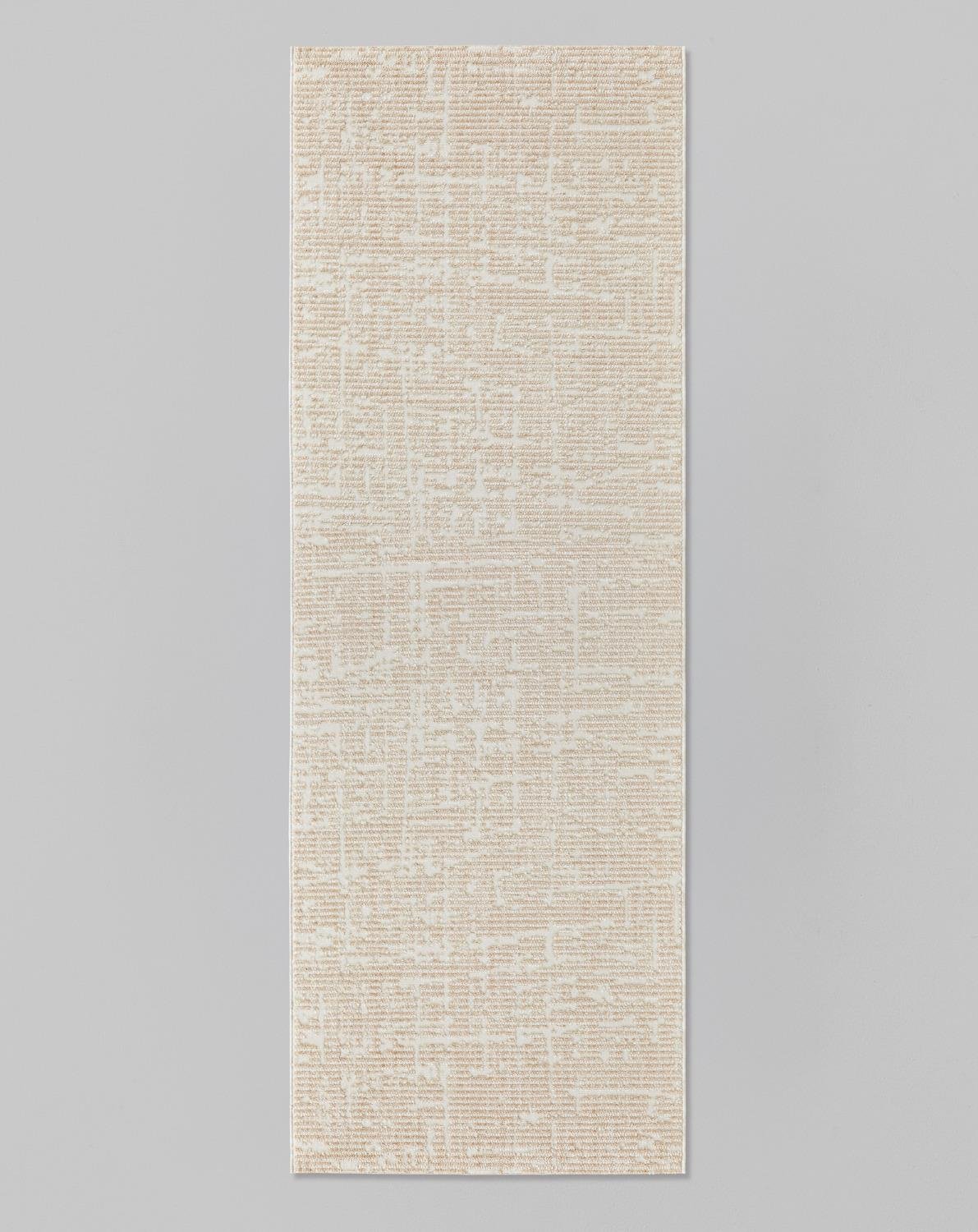 Professional-Grade Beige Tree Pattern Area Rug