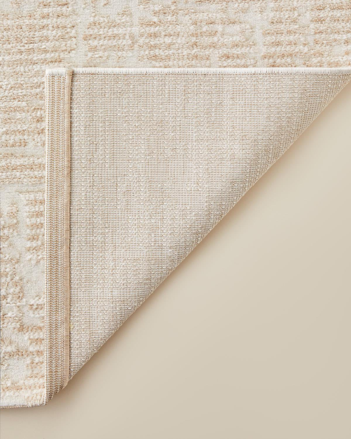 Professional Beige Arbre Pattern Area Rug   Large Commercial Grade