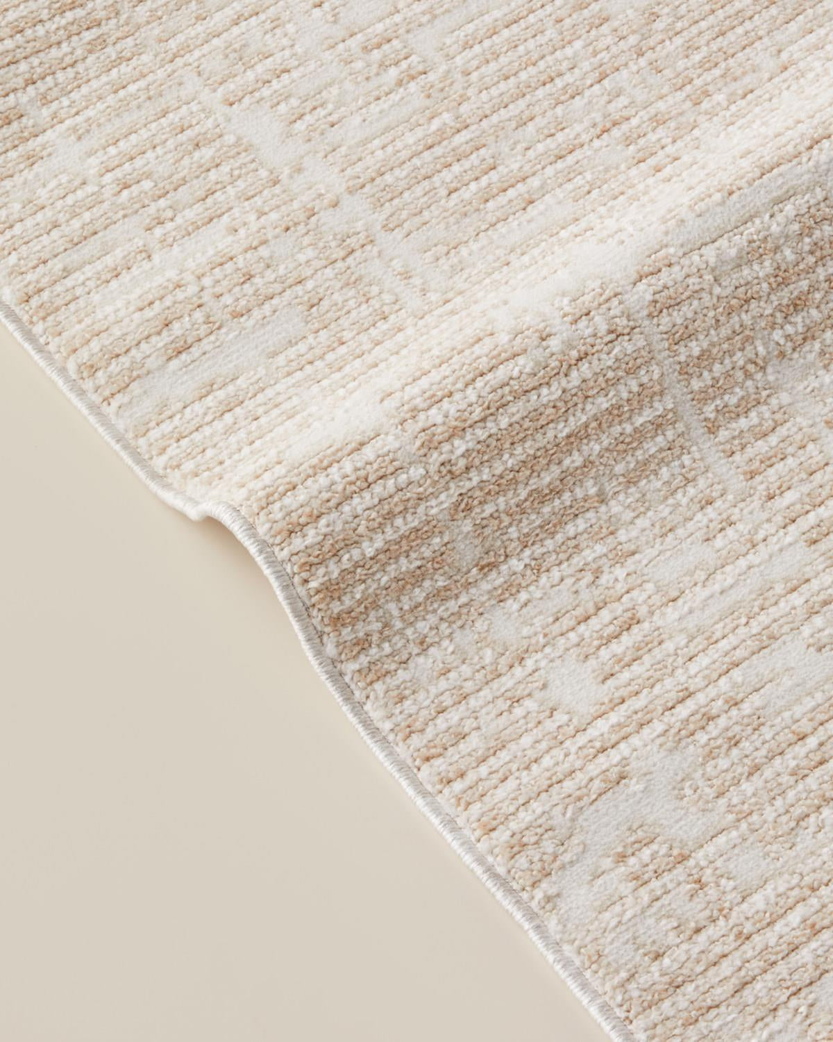 Professional Beige Arbre Pattern Area Rug   Large Commercial Grade