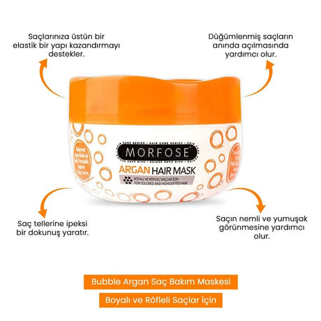 Argan Oil Hair Mask - Silky Softness & Detangling for Colored Hair - TryAladdin