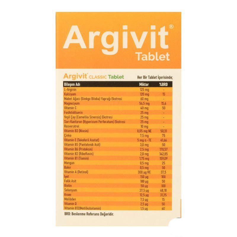 Argivit Classic 30 Tablets