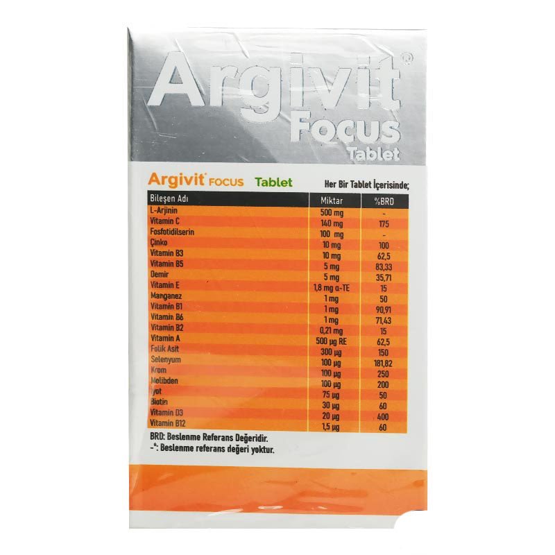 Argivit Focus 30 Tablets