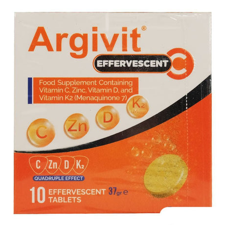 Argivit Vitamin C 10 Effervescent Tablet