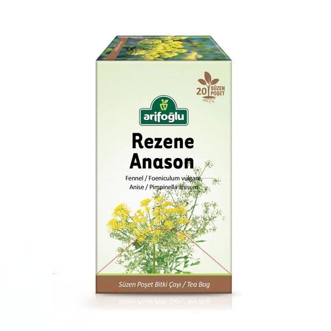 Arifoglu | Fennel - Anise Herbal Tea, 20 Tea Bags