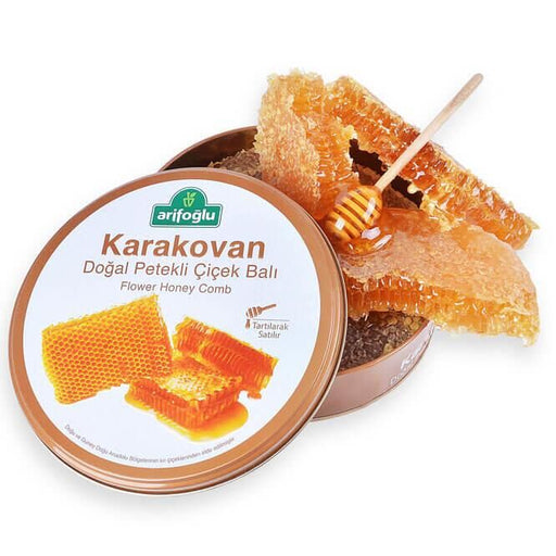 Arifoglu | Karakovan Natural Honeycomb Flower Honey (Tin Box) Arifoglu Honey
